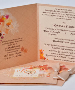 Invitatie nunta Soft autumn