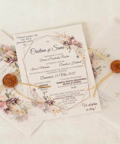 Invitatie de nuntă Beautiful Floral Vision
