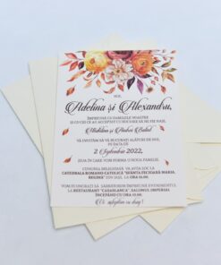 Invitații nuntă Beautiful Autumn